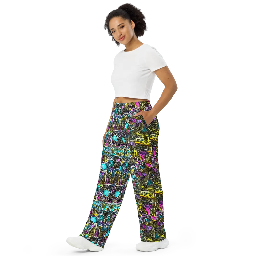 Kinetic Arcade on Wide-Leg Pants — Left Front