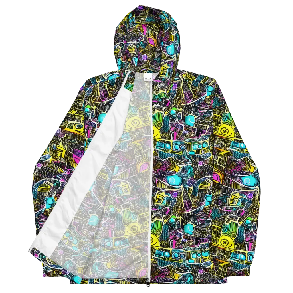 Kinetic Arcade on Men's Windbreaker — Front