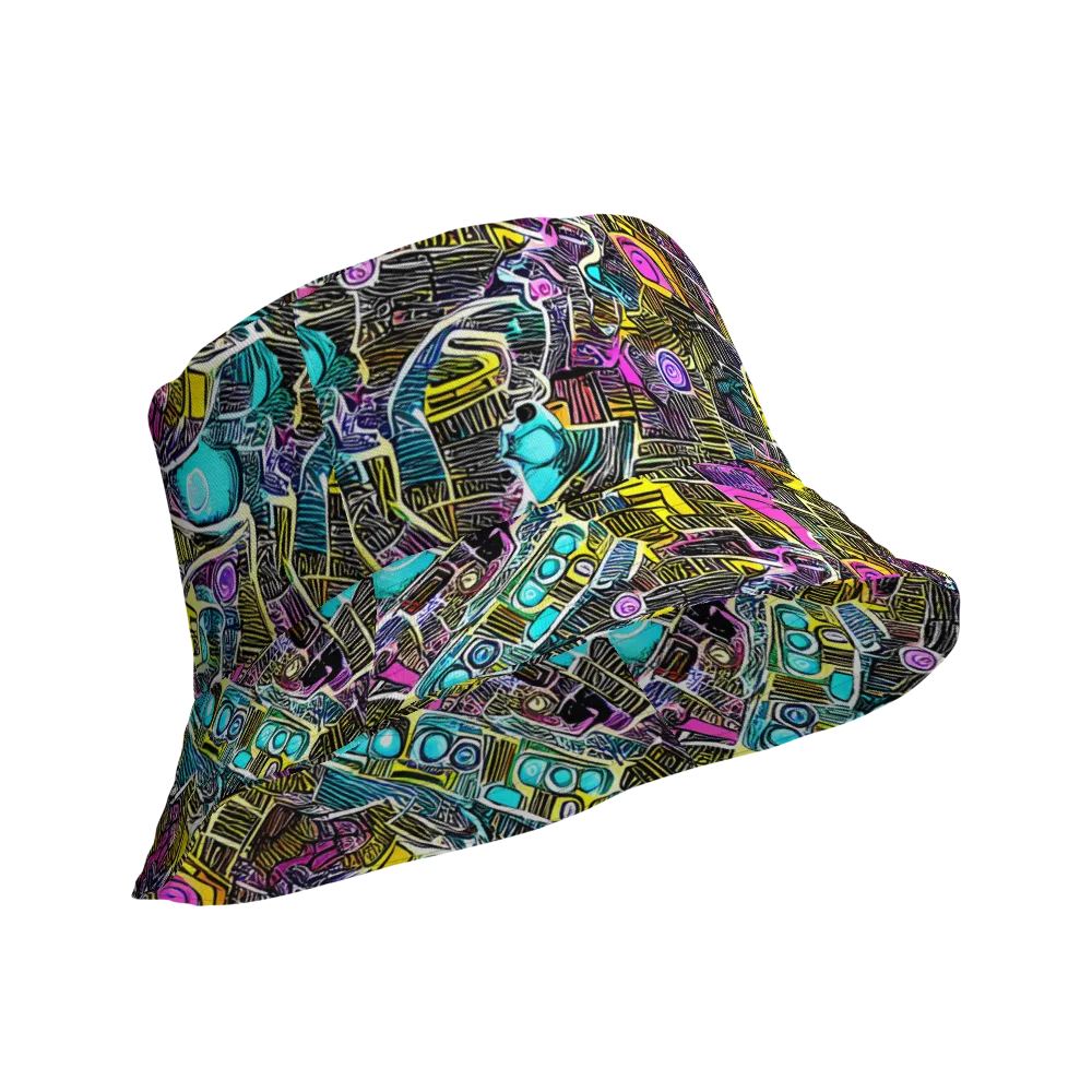Kinetic Arcade on Reversible Bucket Hat — Product details Outside
