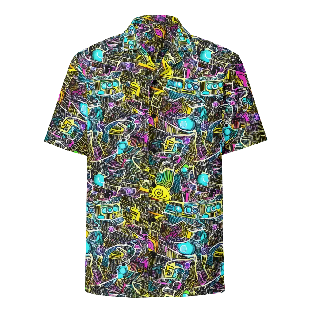 Kinetic Arcade on Button Shirt — Front