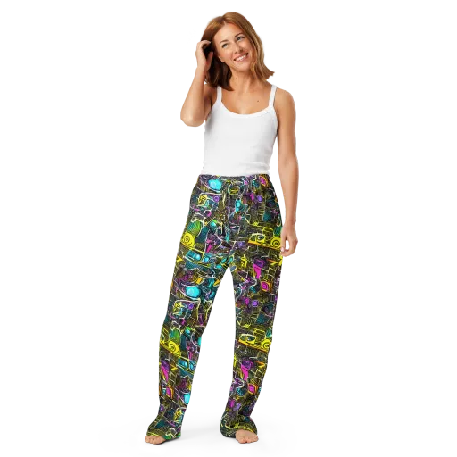 Kinetic Arcade on a Women's Pajama Pants