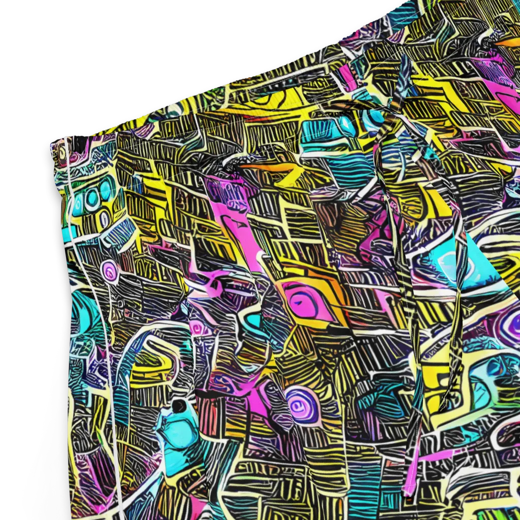 Kinetic Arcade on Women's Pajama Shorts — Product details