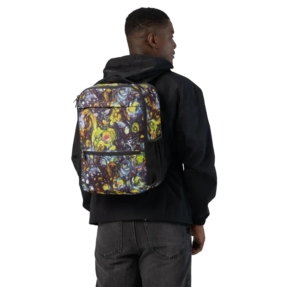 Dark Matter Dance on Utility Backpack — Back