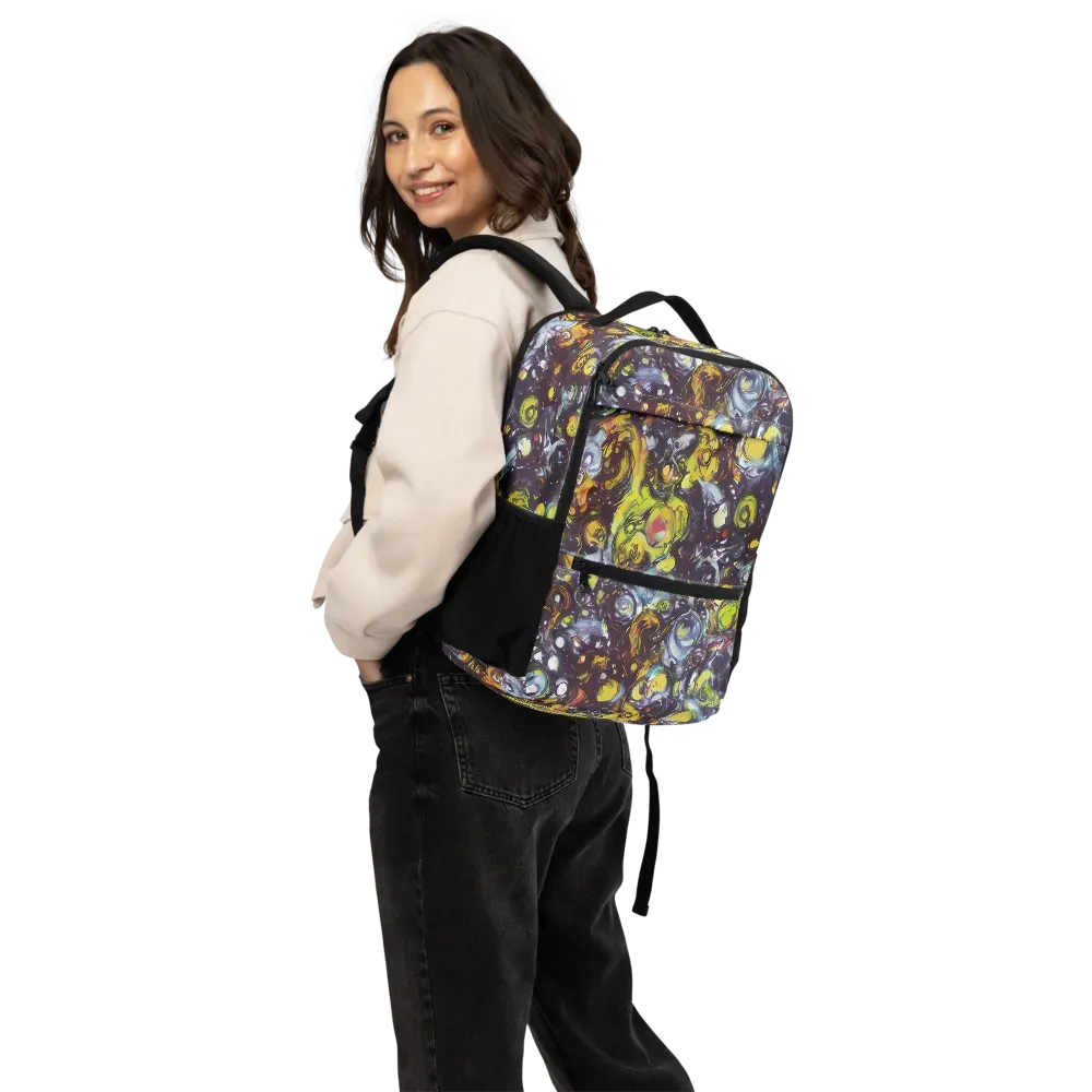 Dark Matter Dance on Utility Backpack — Back