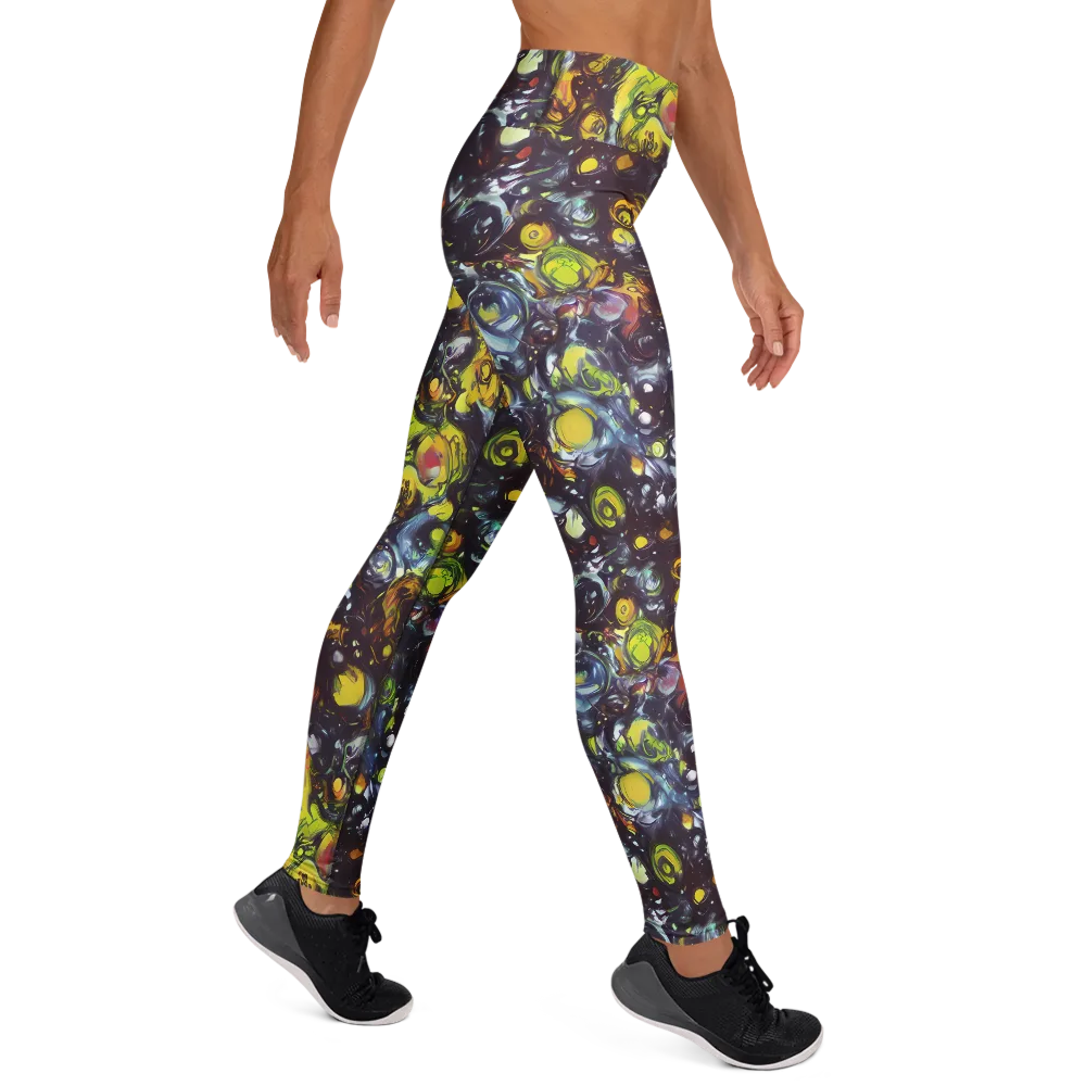 Dark Matter Dance on Yoga Leggings — Right