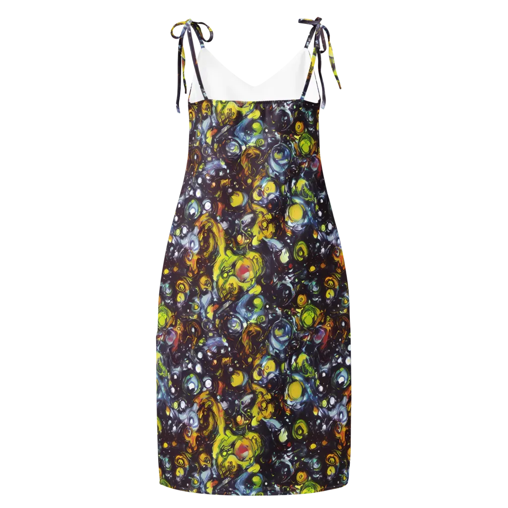 Dark Matter Dance on Slip Dress — Back
