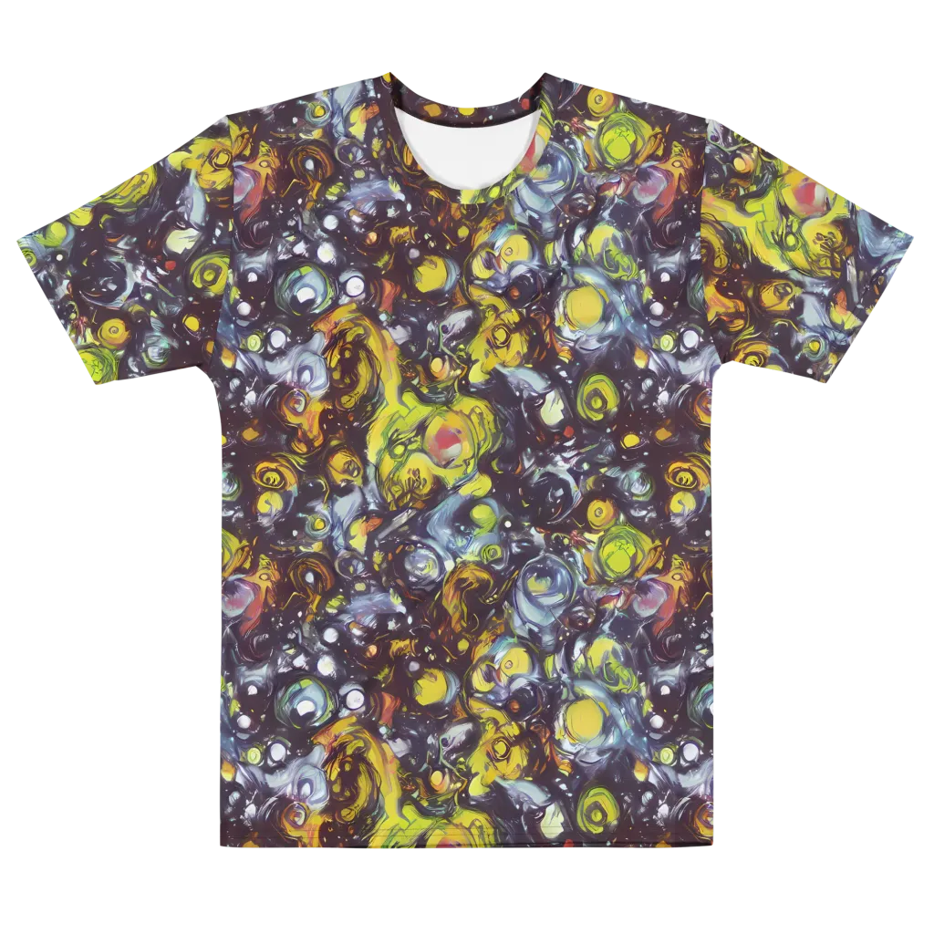 Dark Matter Dance on Men's Cotton Crew Neck T-Shirt — Front