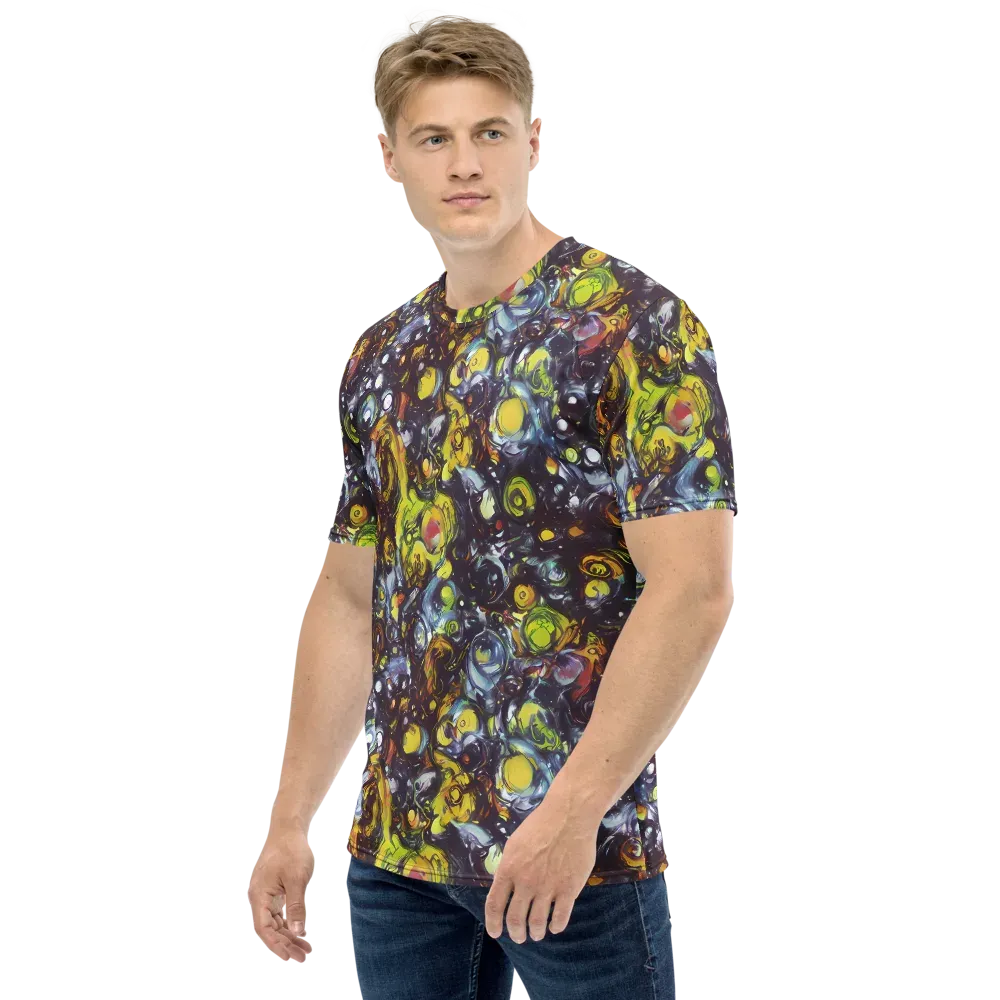Dark Matter Dance on Men's Crew Neck T-Shirt — Left