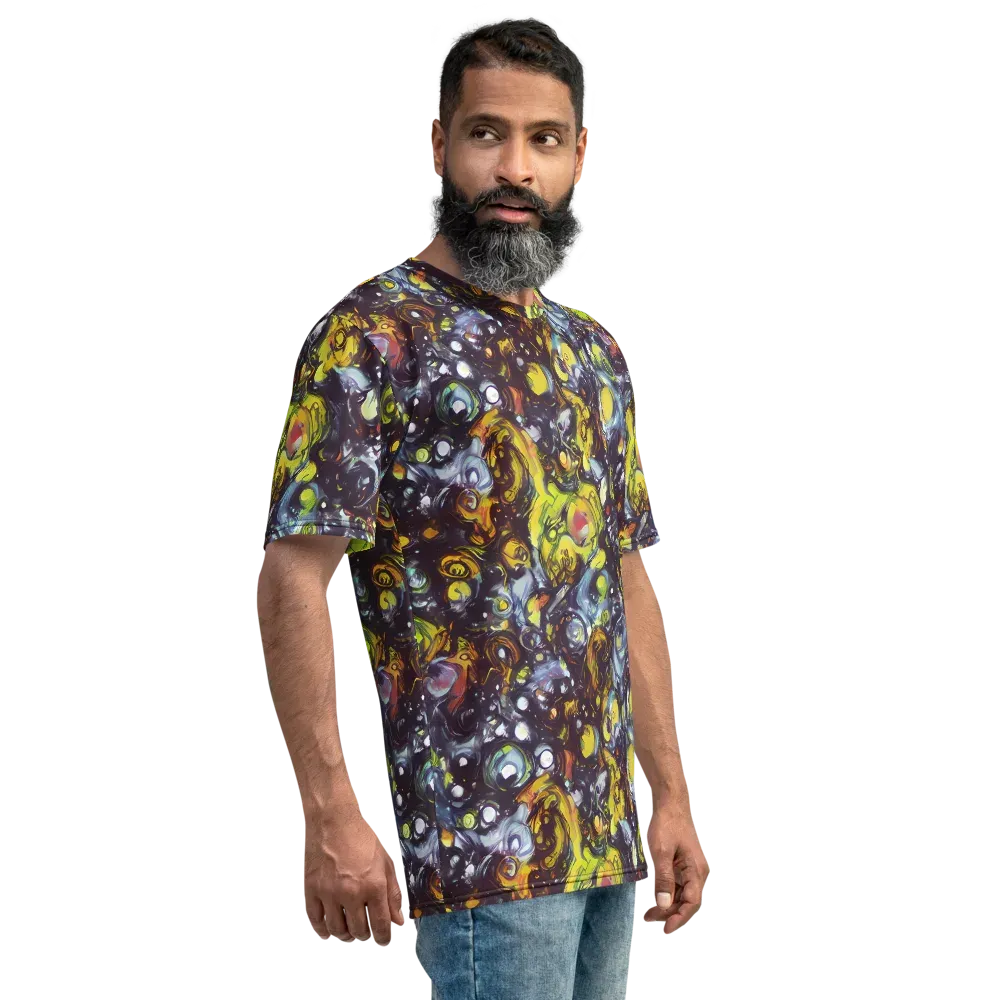 Dark Matter Dance on Men's Crew Neck T-Shirt — Right