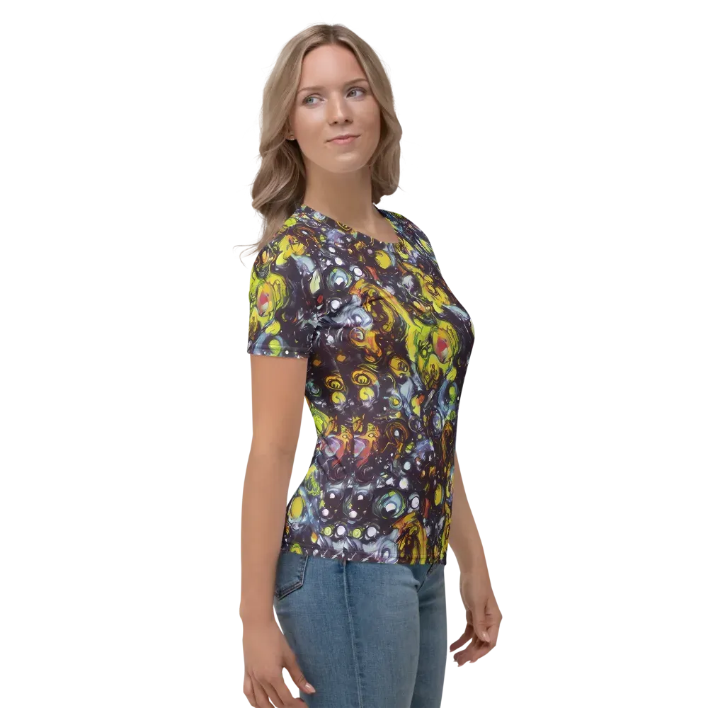 Dark Matter Dance on Women's Crew Neck T-Shirt — Right