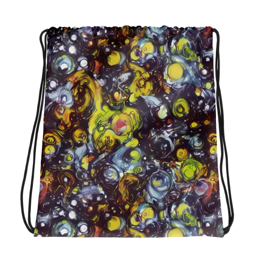 Dark Matter Dance on a Drawstring Bag