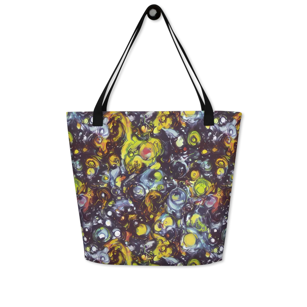 Dark Matter Dance on Large Tote Bag W/ Pocket — Front
