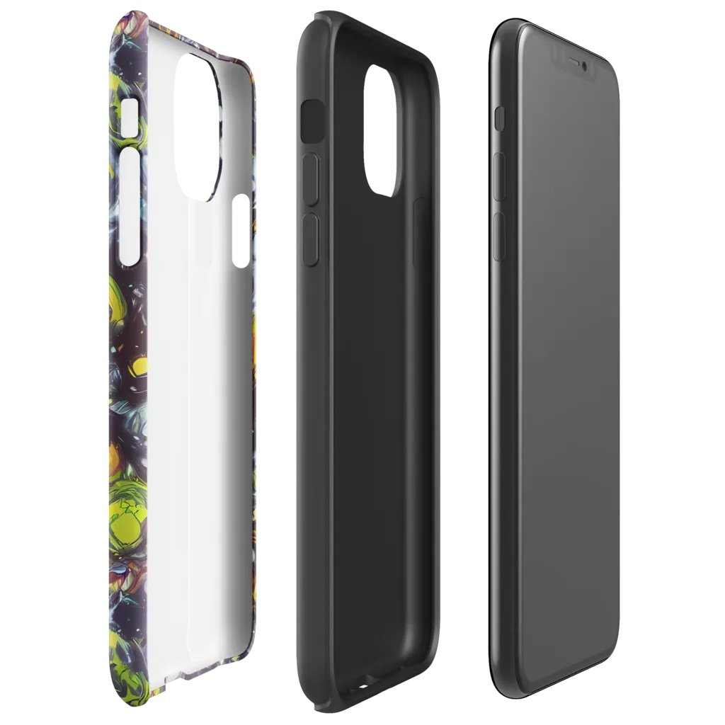 Dark Matter Dance on Tough Case for iPhone® — Right