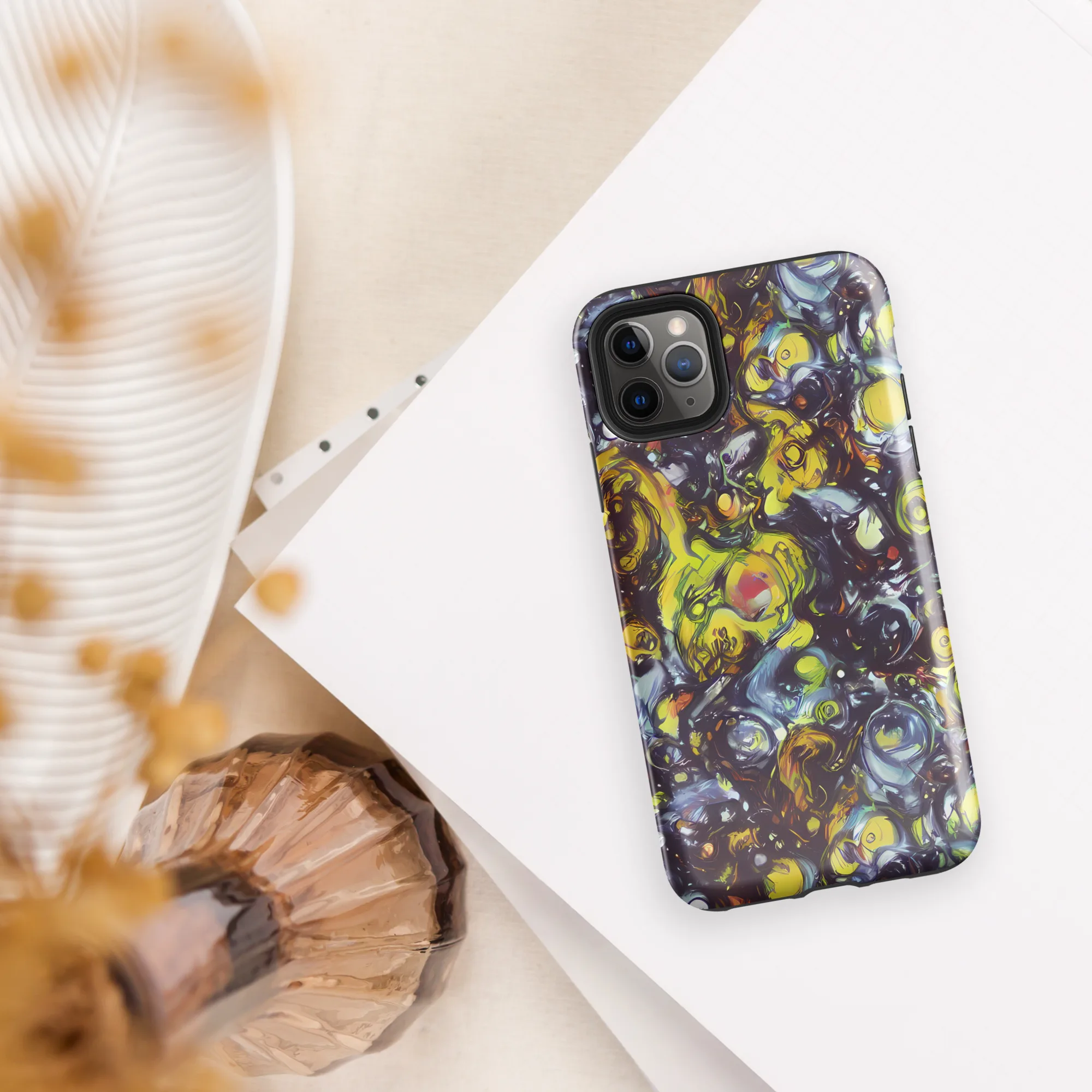 Dark Matter Dance on Tough Case for iPhone® — Front