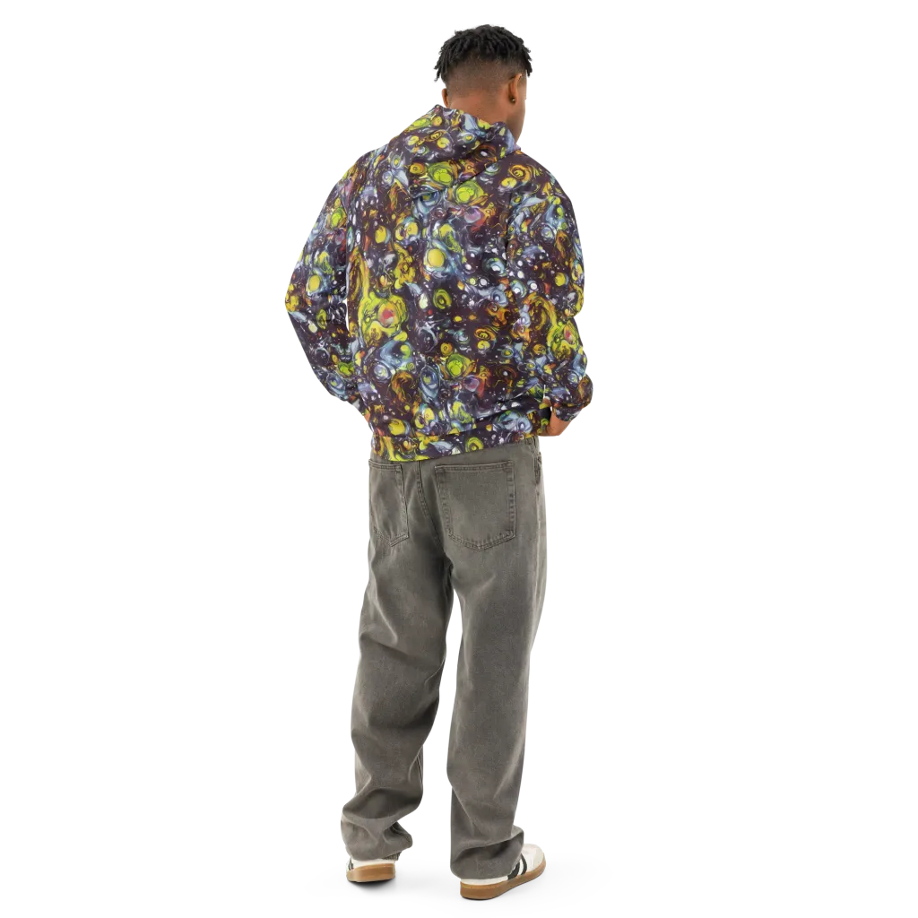Dark Matter Dance on Cotton Hoodie — Back