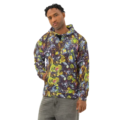 Dark Matter Dance on a Cotton Hoodie