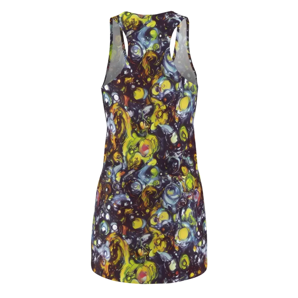 Dark Matter Dance on Racerback Dress — Back