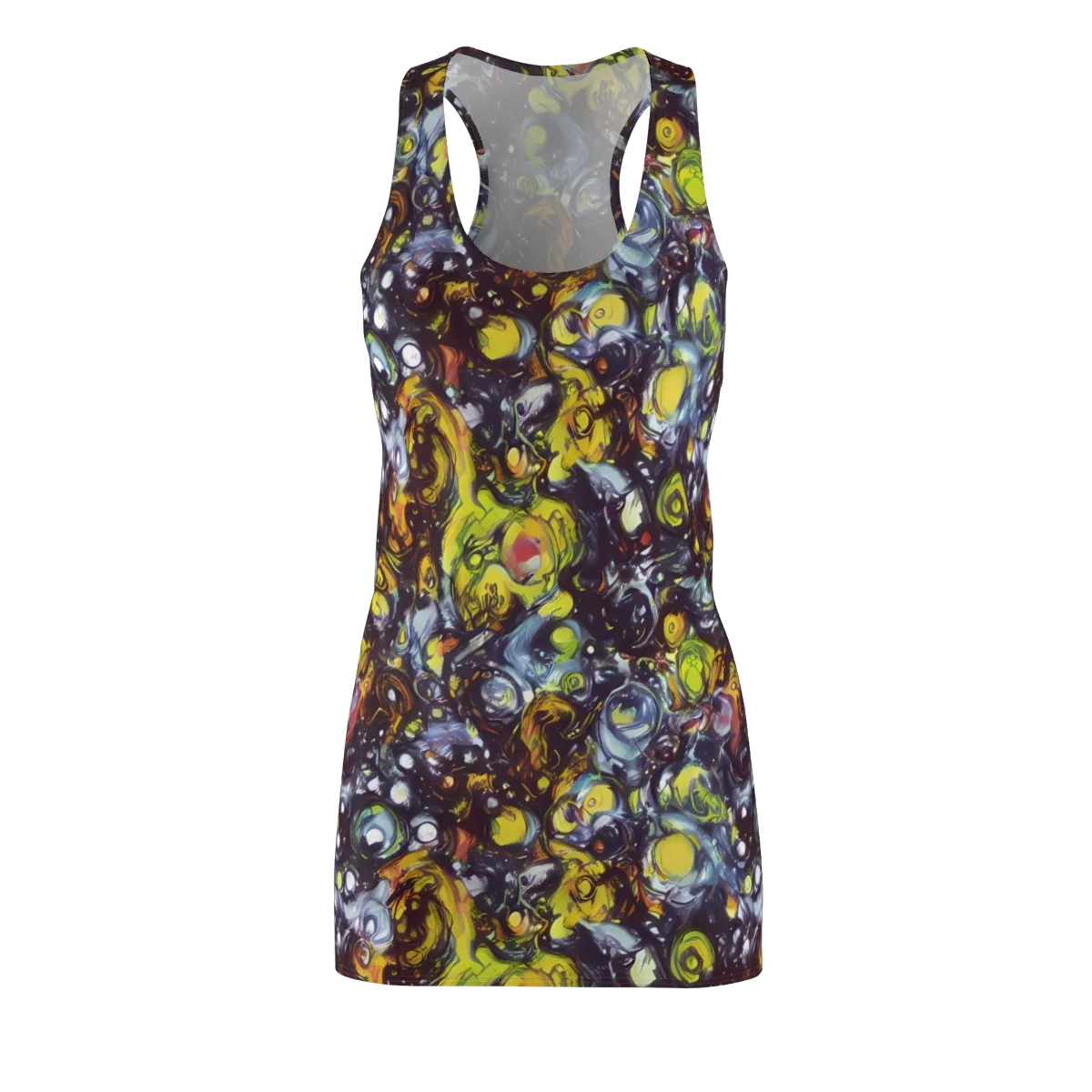 Dark Matter Dance on Racerback Dress — Front