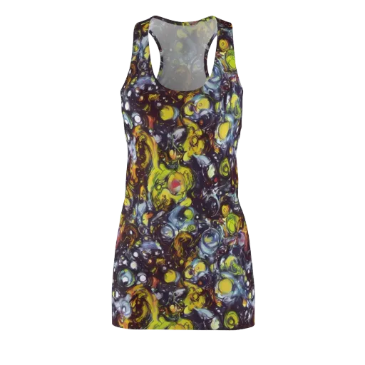 Dark Matter Dance on a Racerback Dress