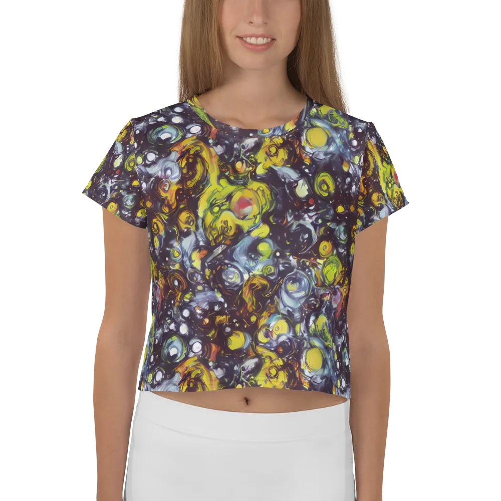 Dark Matter Dance on Crop Tee — Front