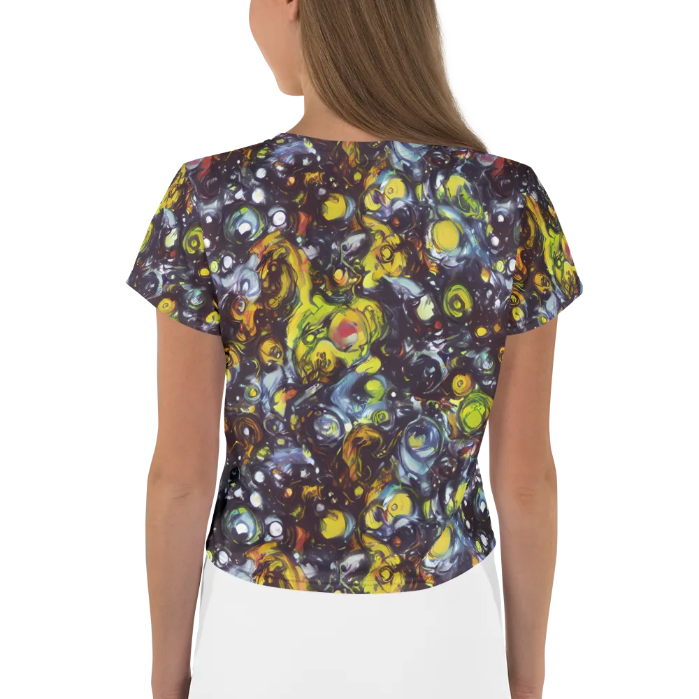 Dark Matter Dance on Crop Tee — Back
