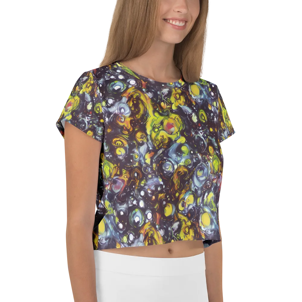 Dark Matter Dance on Crop Tee — Right