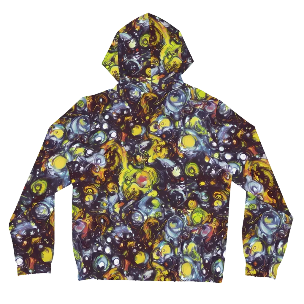 Dark Matter Dance on Women's Full-Zip Hoodie — Back