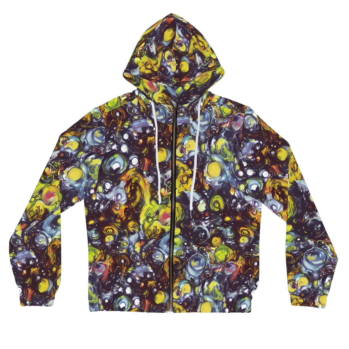 Dark Matter Dance on Women's Full-Zip Hoodie — Front