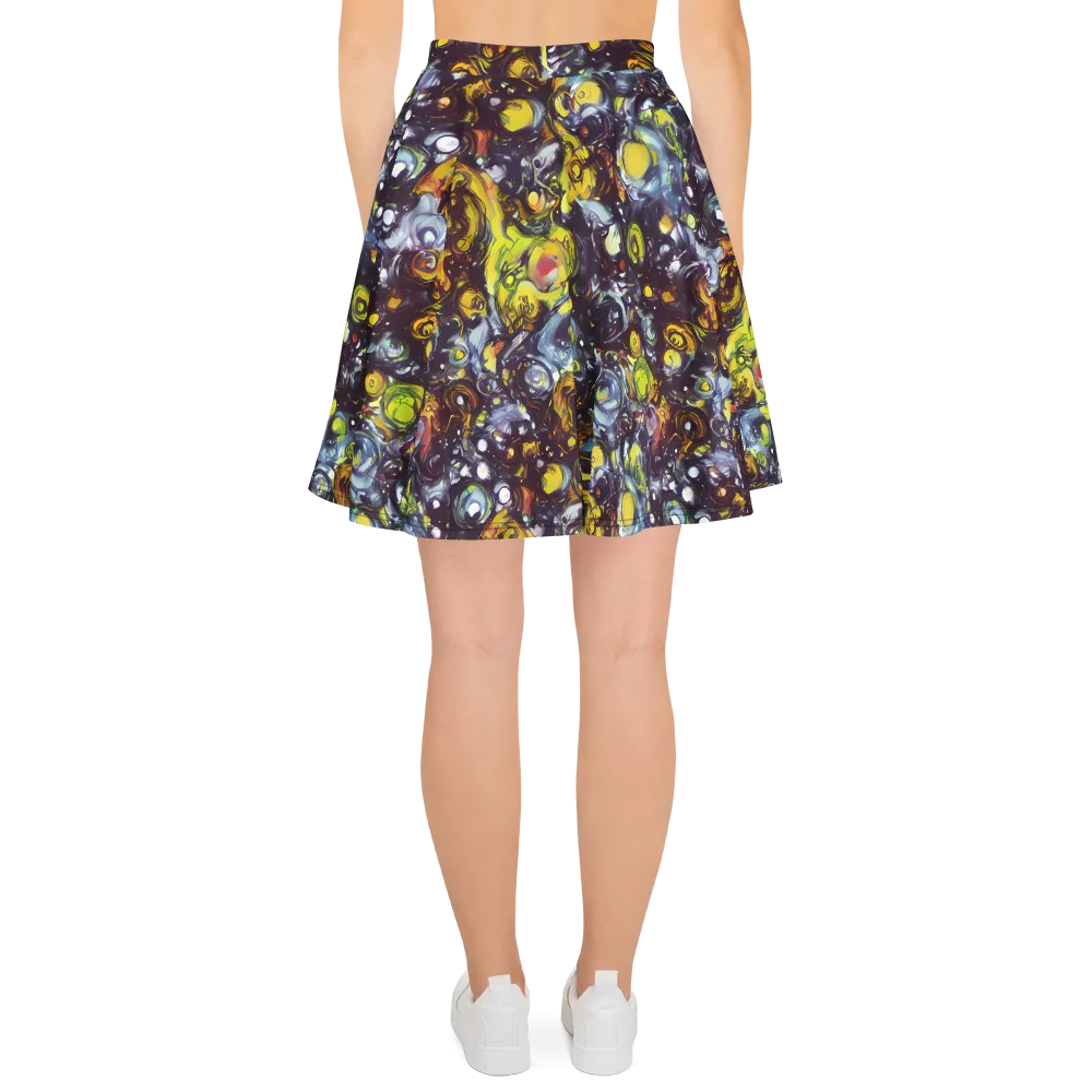 Dark Matter Dance on Skater Skirt — Back