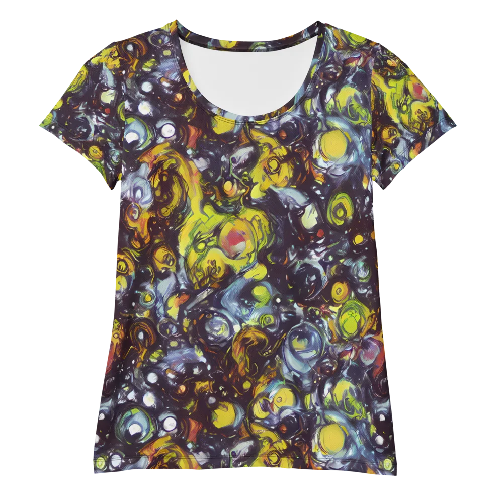 Dark Matter Dance on Women's Athletic T-Shirt — Front