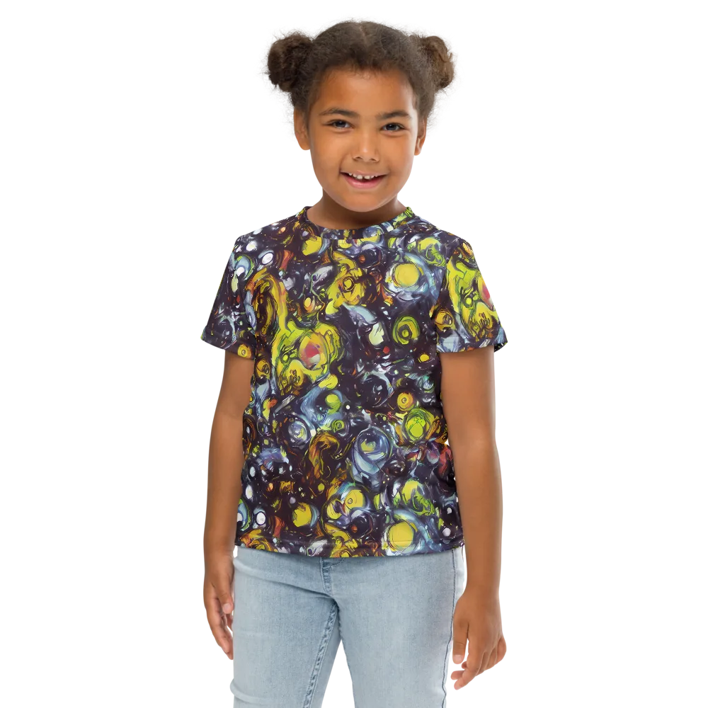 Dark Matter Dance on Kids Crew Neck T-Shirt — Front