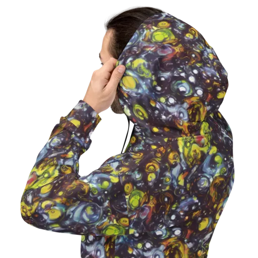 Dark Matter Dance on a Hoodie