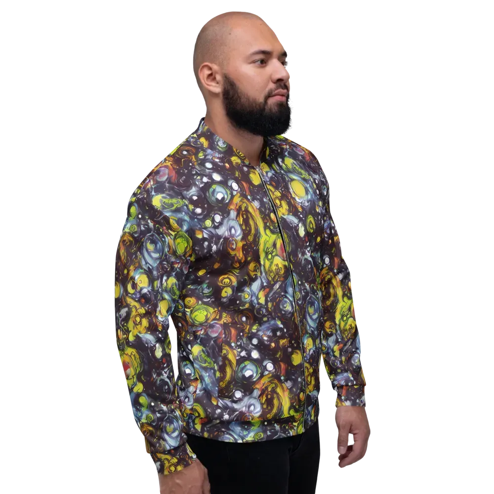 Dark Matter Dance on Bomber Jacket — Right