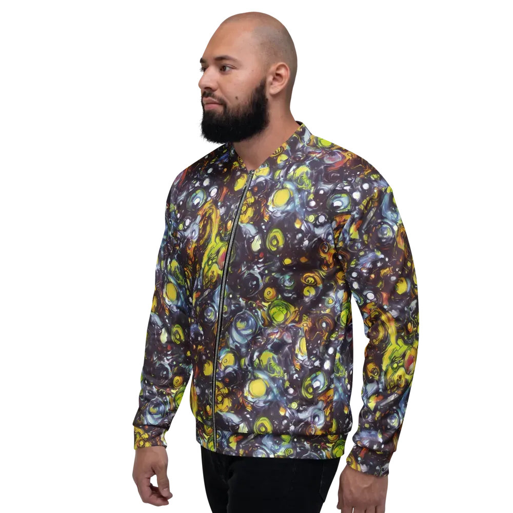 Dark Matter Dance on Bomber Jacket — Left