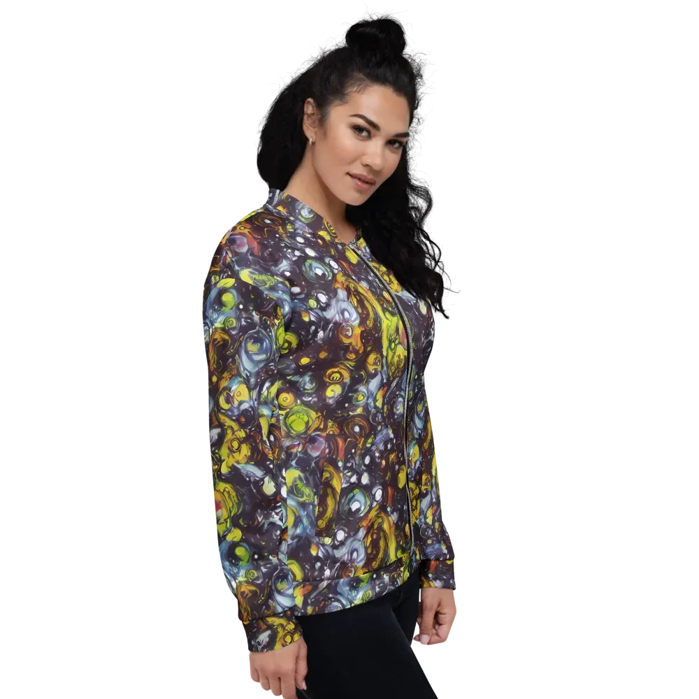 Dark Matter Dance on Bomber Jacket — Right