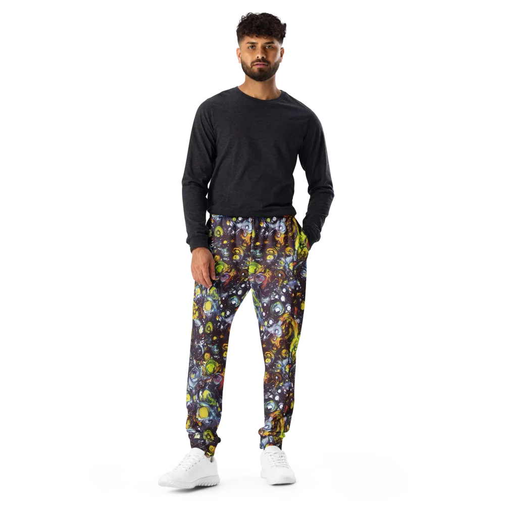 Dark Matter Dance on Men's Joggers — Front
