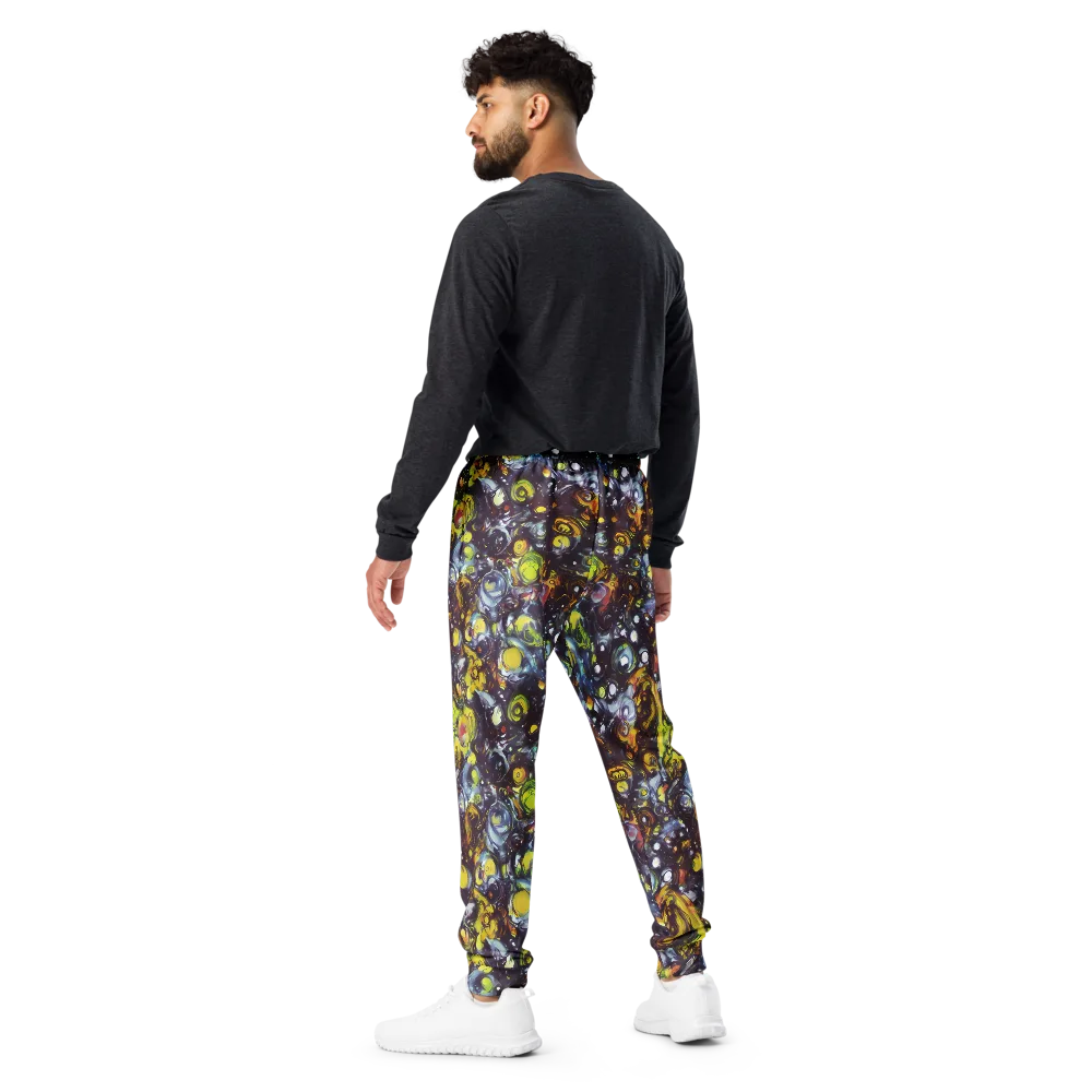 Dark Matter Dance on Men's Joggers — Back