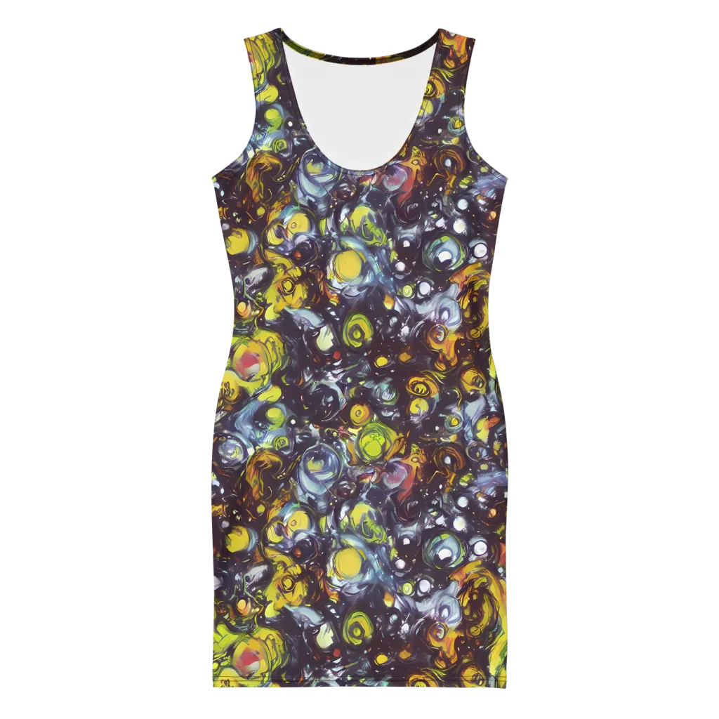 Dark Matter Dance on Bodycon Dress — Front
