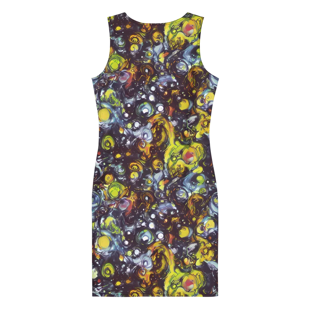 Dark Matter Dance on Bodycon Dress — Back