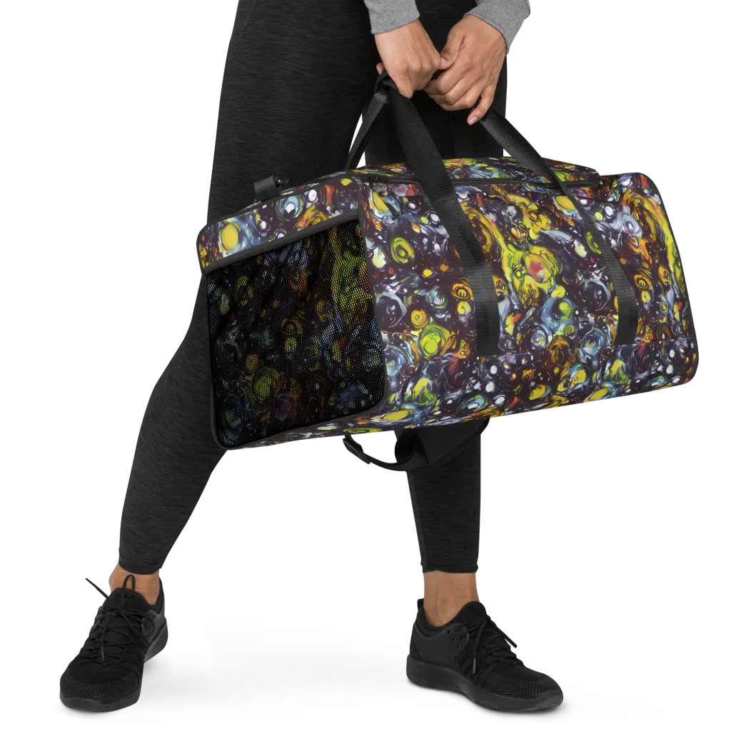 Dark Matter Dance on Duffle Bag — Right Front