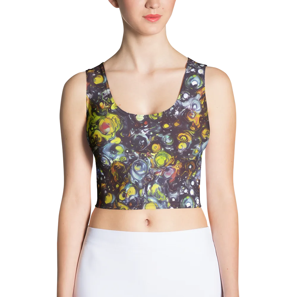Dark Matter Dance on Crop Top — Front