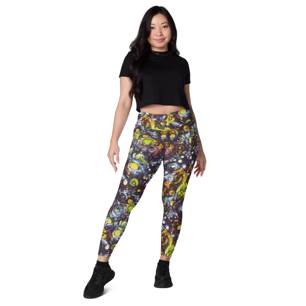 Dark Matter Dance on Leggings with Pockets — Front
