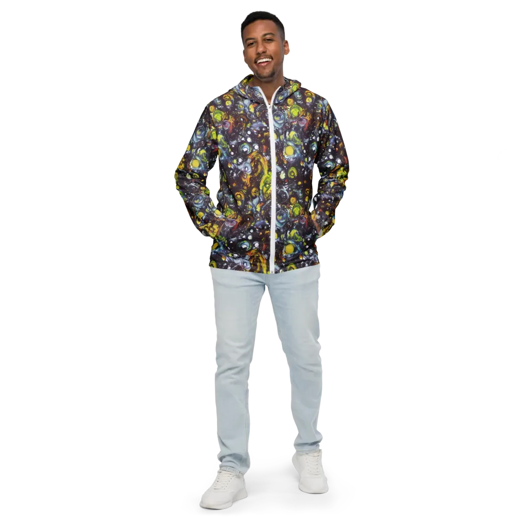 Dark Matter Dance on Men's Windbreaker — Front