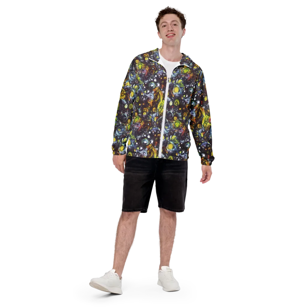 Dark Matter Dance on Men's Windbreaker — Front