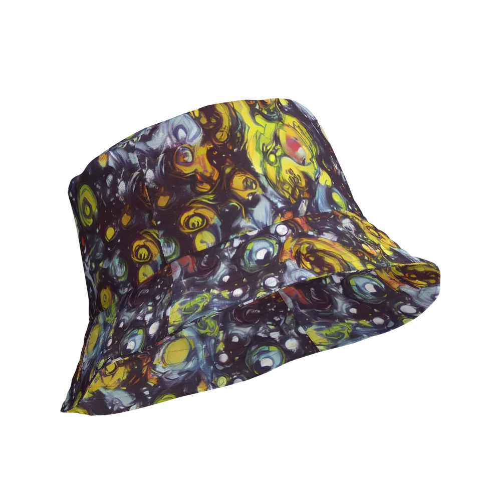 Dark Matter Dance on Reversible Bucket Hat — Product details Outside