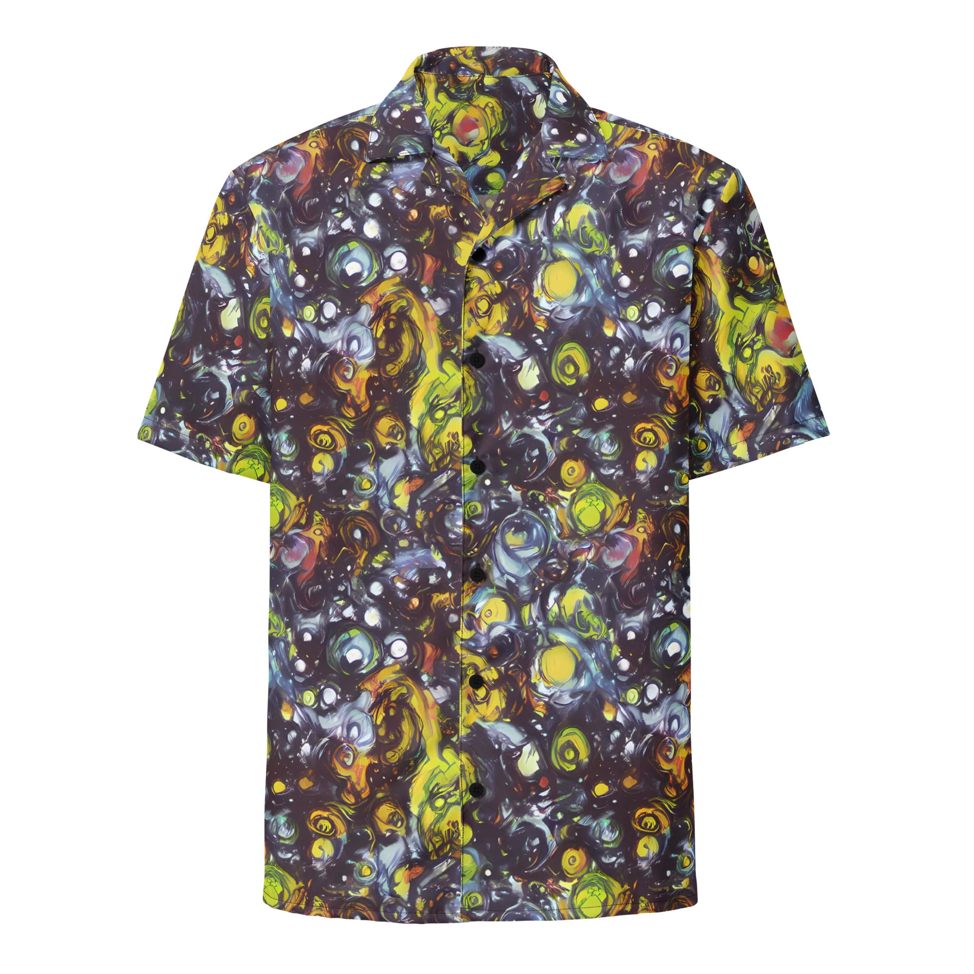 Dark Matter Dance on Button Shirt — Front