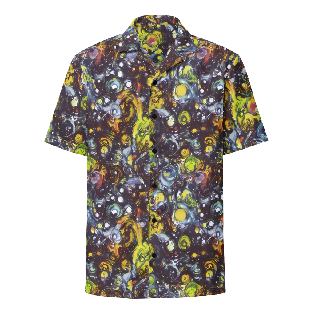 Dark Matter Dance on Button Shirt — Front