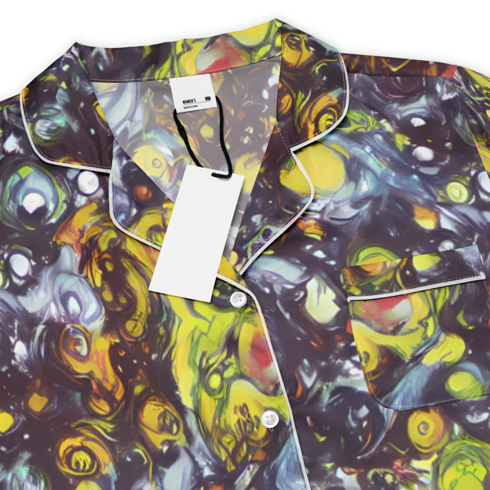 Dark Matter Dance on Women's Short Sleeve Pajama Top — Product details