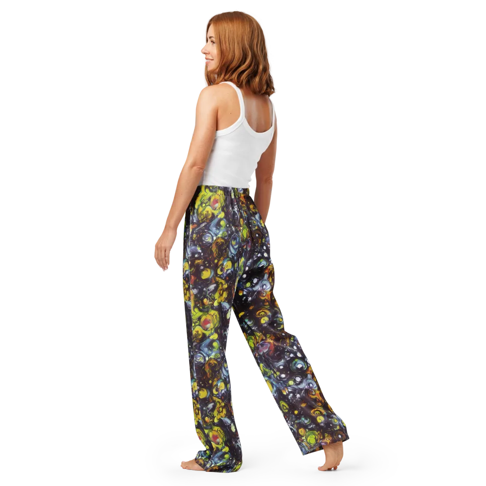 Dark Matter Dance on Women's Pajama Pants — Back