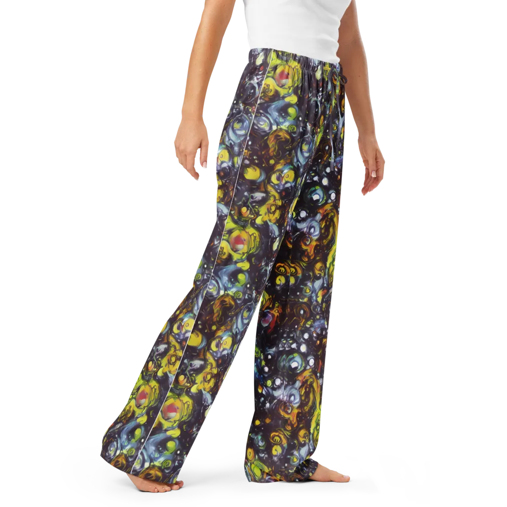 Dark Matter Dance on Women's Pajama Pants — Right Front